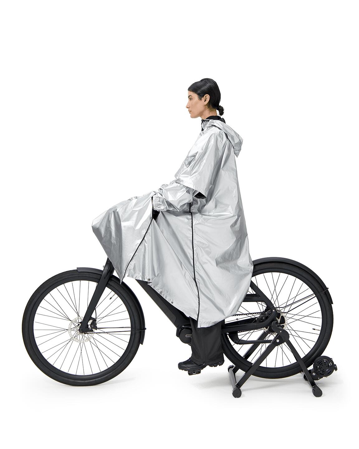 Regenponcho – Silbergrau Gr. L 2/7