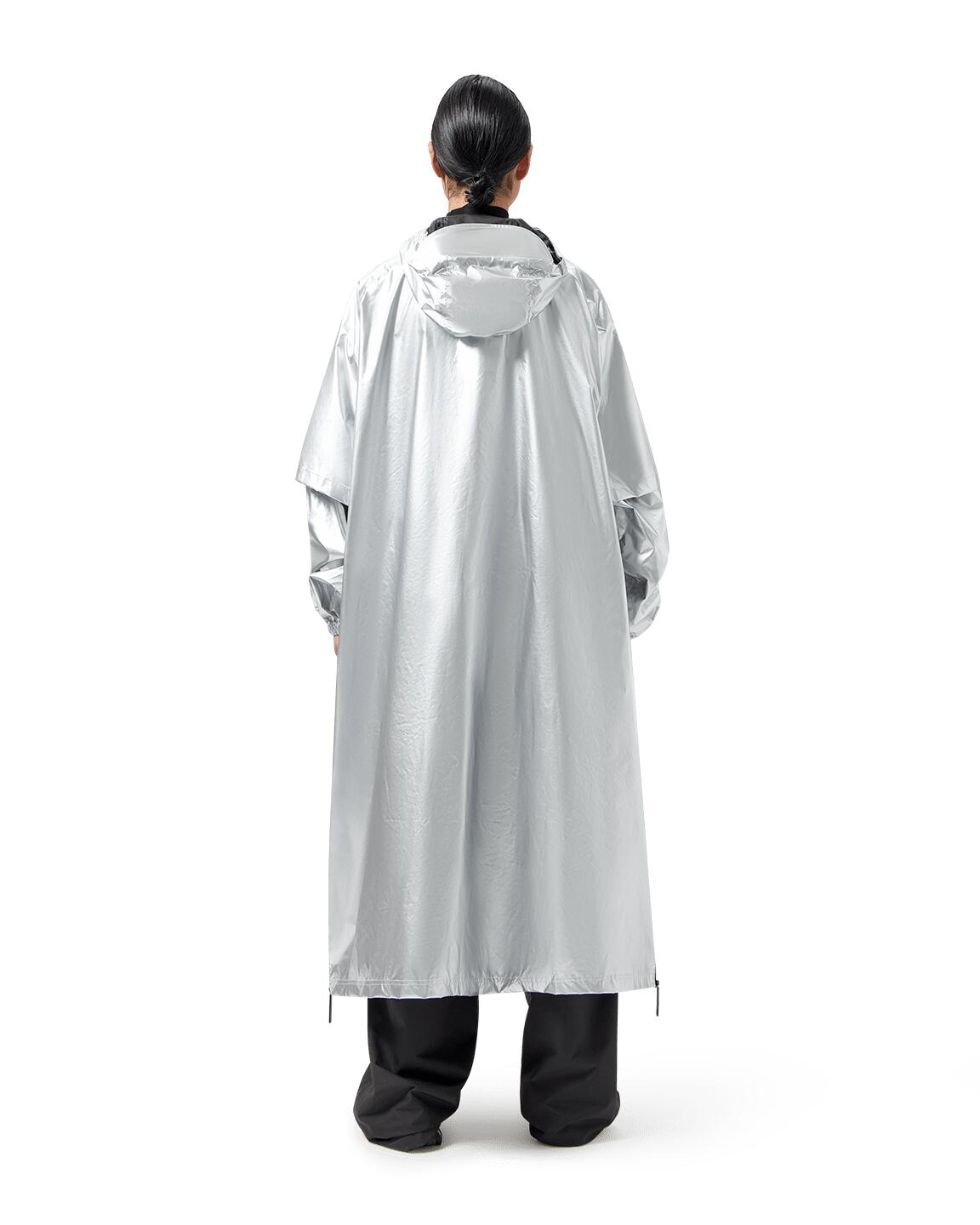 Regenponcho – Silbergrau Gr. L 5/7