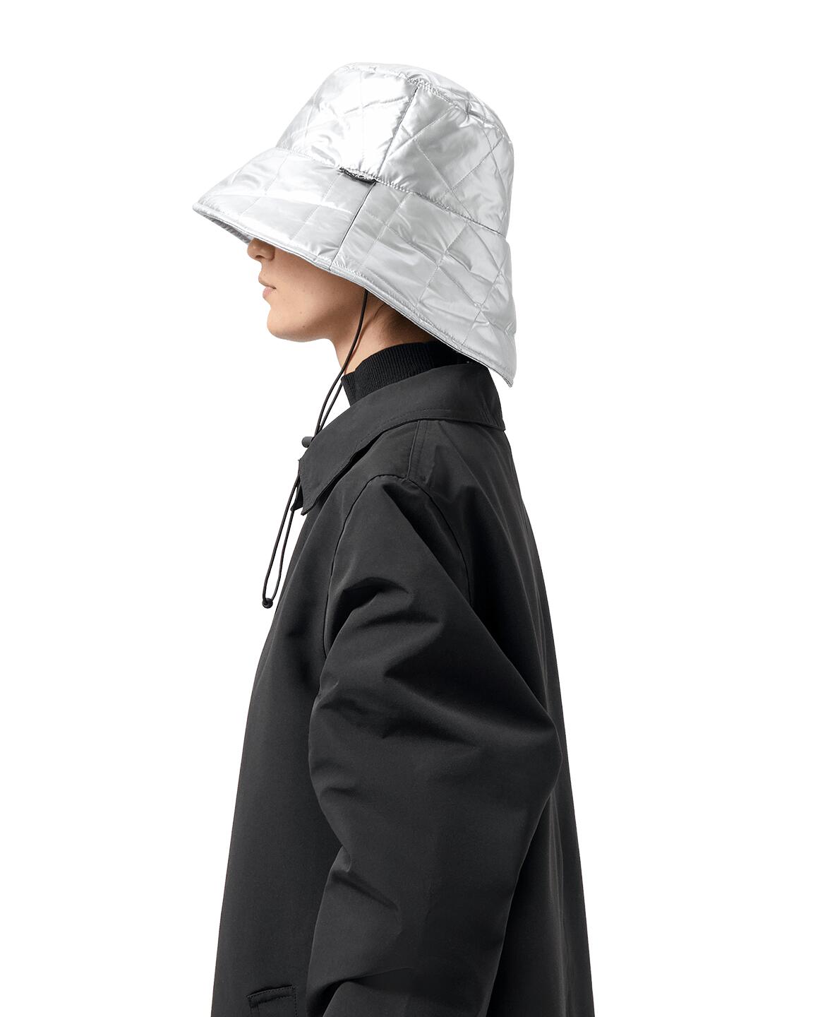 Padded Bucket Hat Damen – Wasserdicht & Recycelt Argente M 2/4
