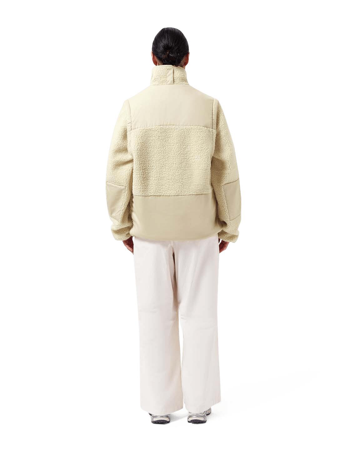 Teddyfleece-Cardigan - Dunkeloliv 3/7