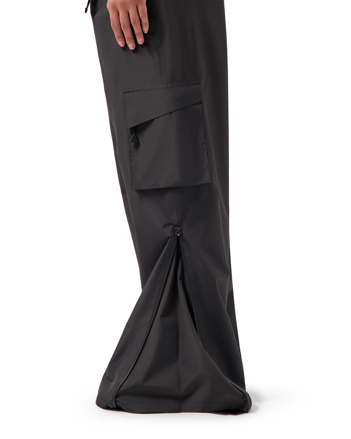 Wasserdichte Damen-Cargohose – Recycelt & Bequem Noir XL 3/7