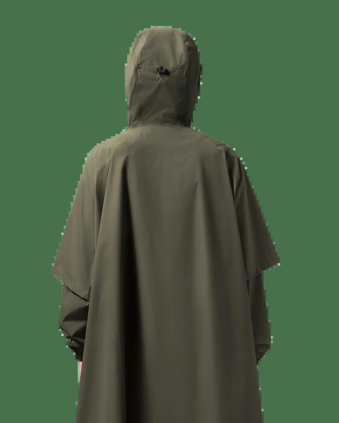 Regenponcho - Dunkeloliv 7/7