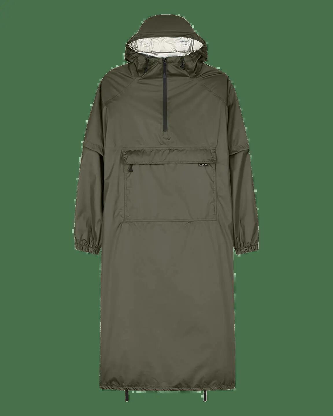 Regenponcho - Dunkeloliv 6/7