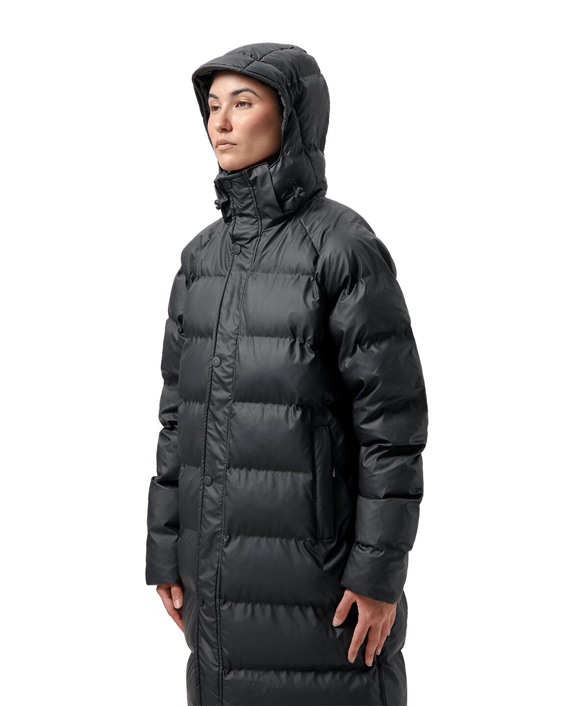 Chaqueta Acolchada Oversized – negro Talla L 3/7