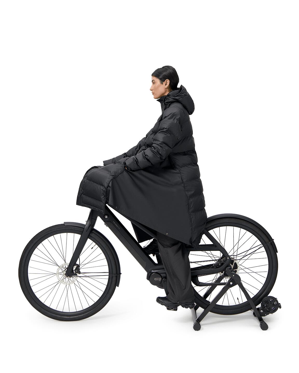 Chaqueta Acolchada Oversized – negro Talla L 2/7
