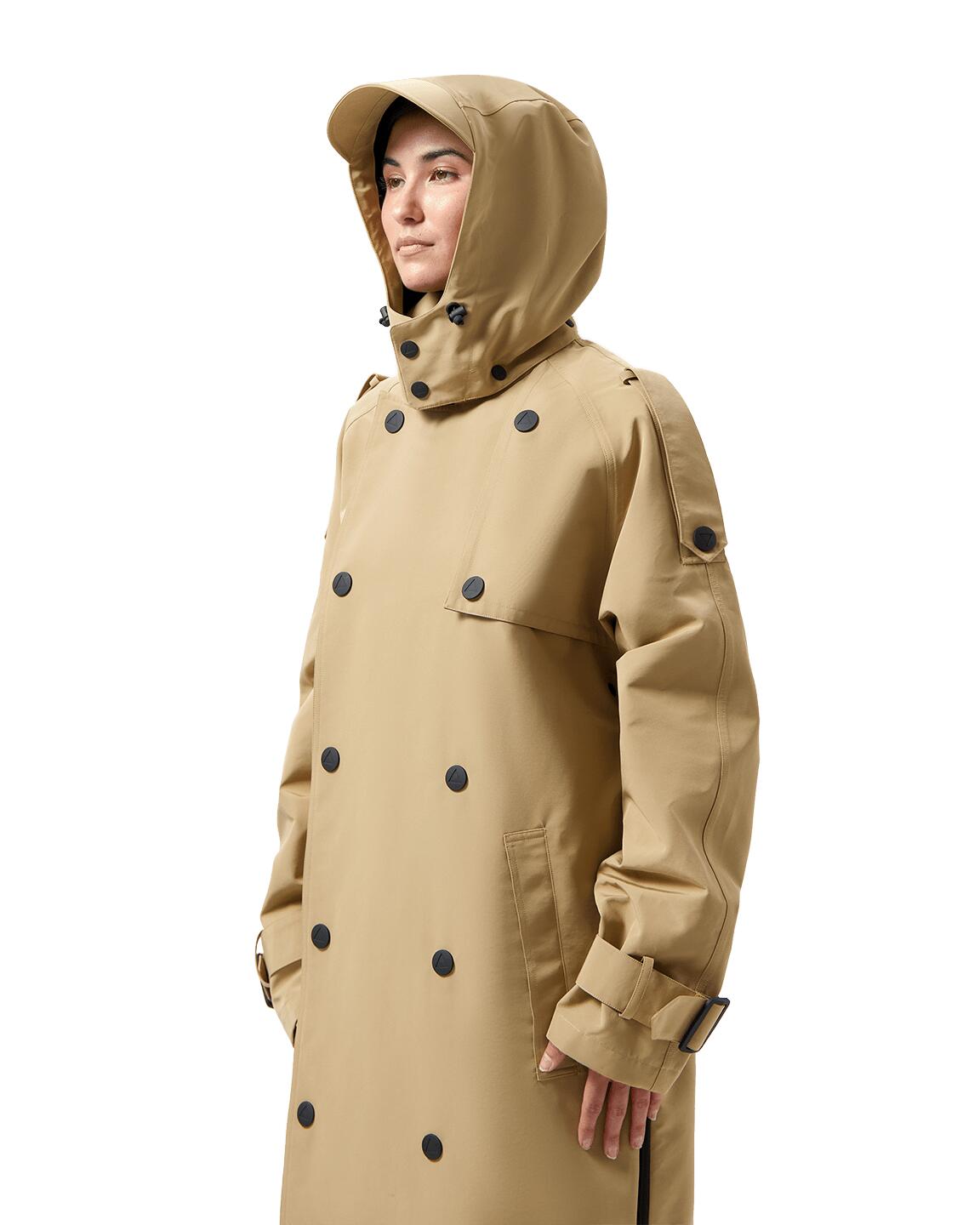 Gabardina – arcilla marron Talla M 5/7