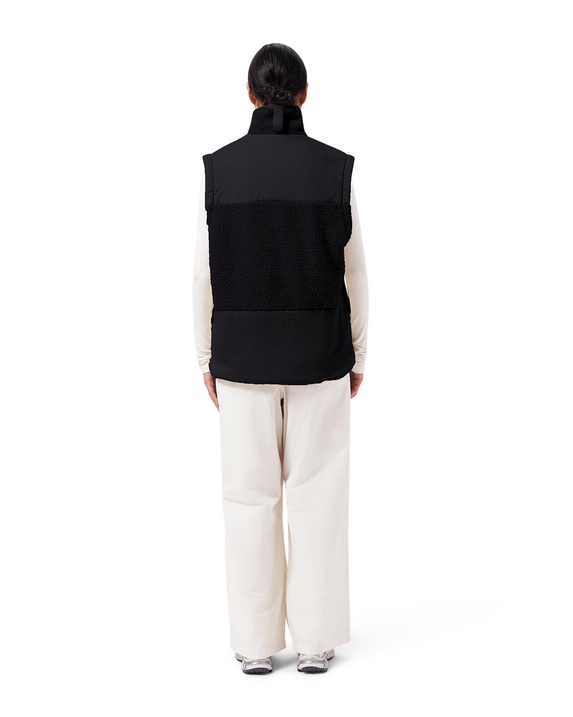 Teddyfleece-Cardigan - Dunkeloliv 4/7