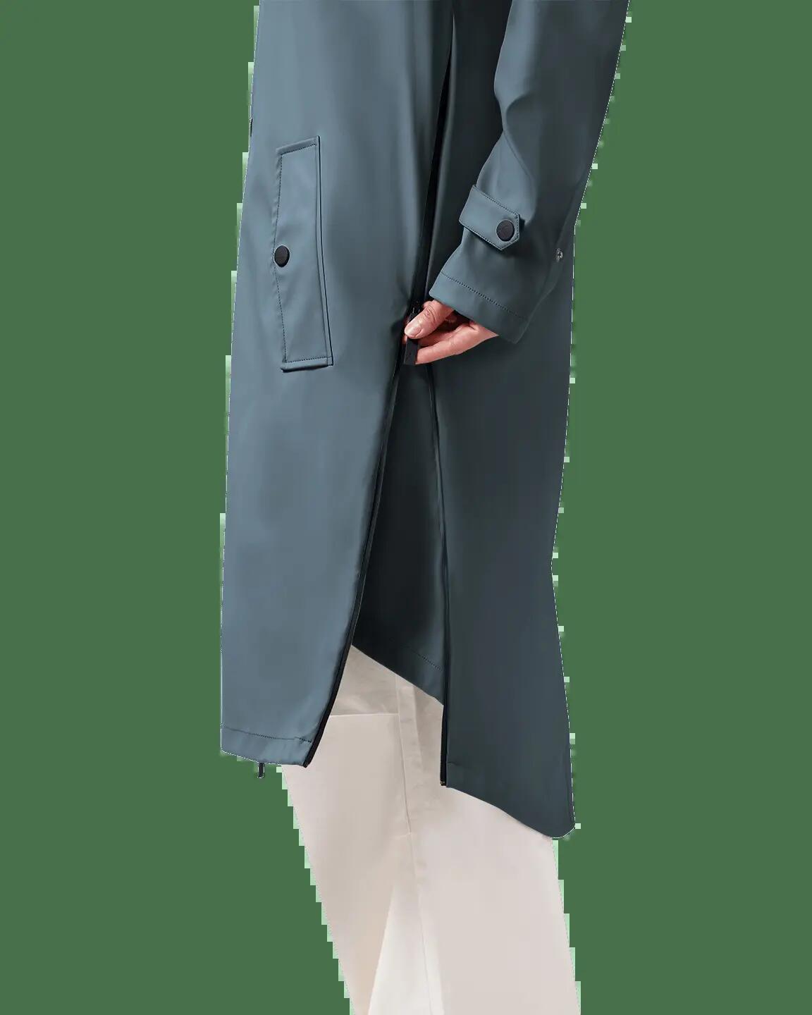 Original Regenmantel – Blaugrau 4/7