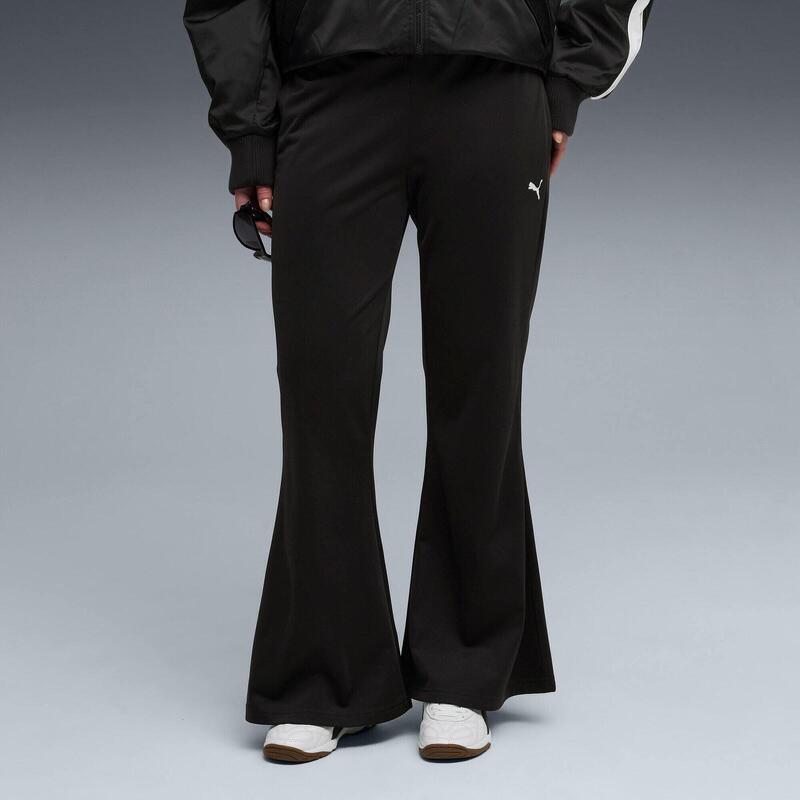 Pantaloni femei Puma Wardrobe Ess Flared Pants, Negru