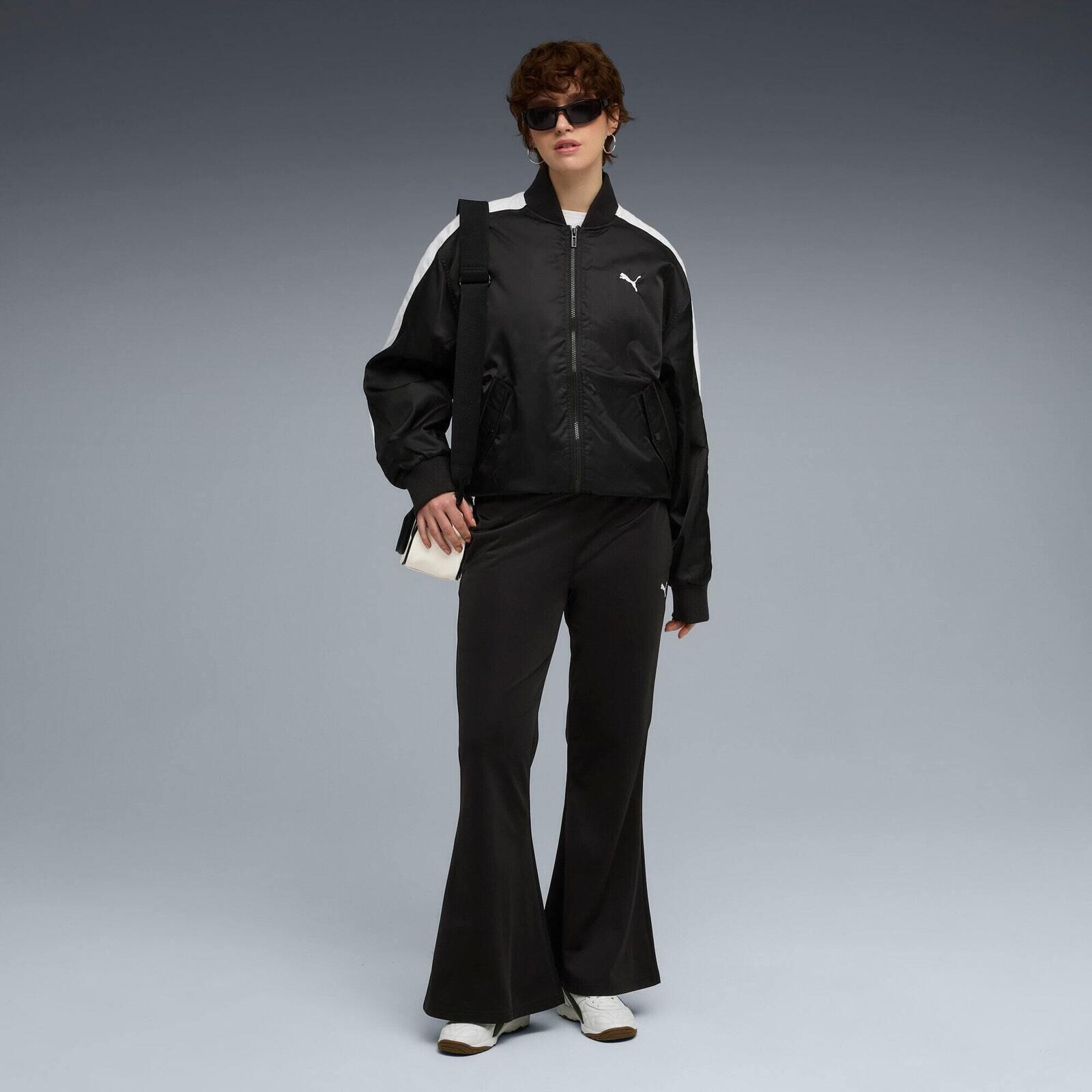 Hose Puma Wardrobe Ess Flared Pants, Schwarz, Damen 4/5