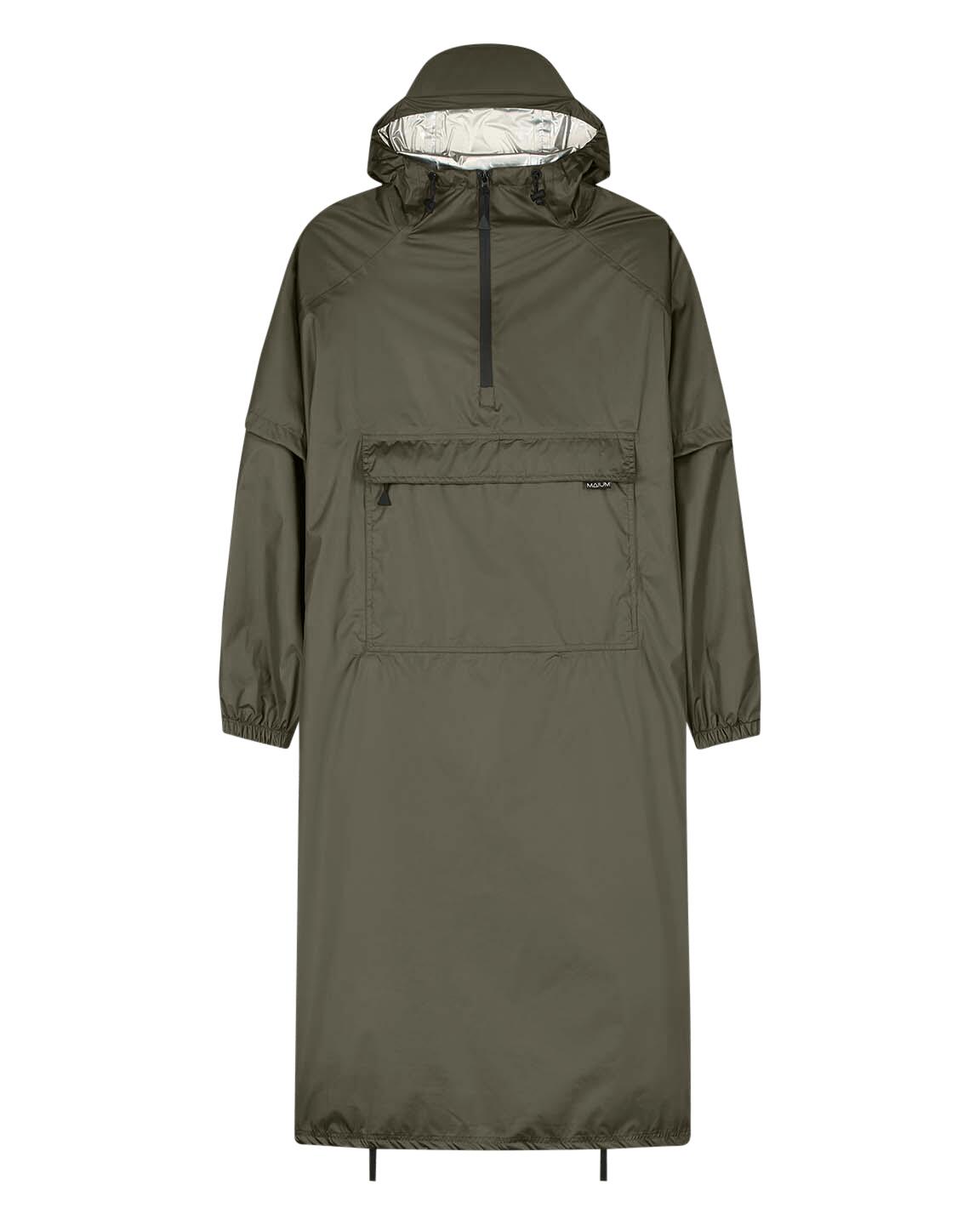 Regenponcho – Dunkeloliv Gr. M 6/7