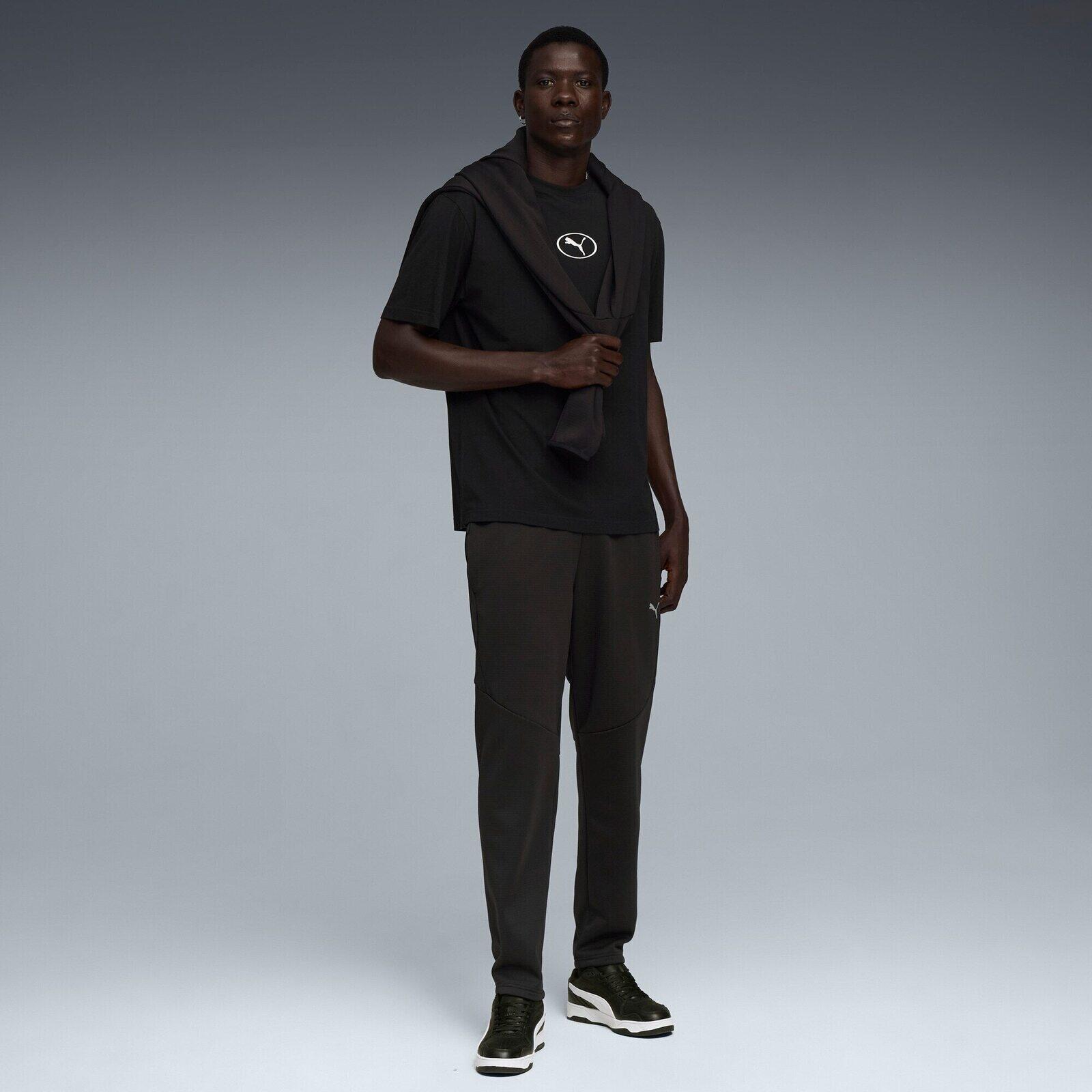 Pantalon Puma Evostripe Warm Pants, Noir, Hommes 3/5