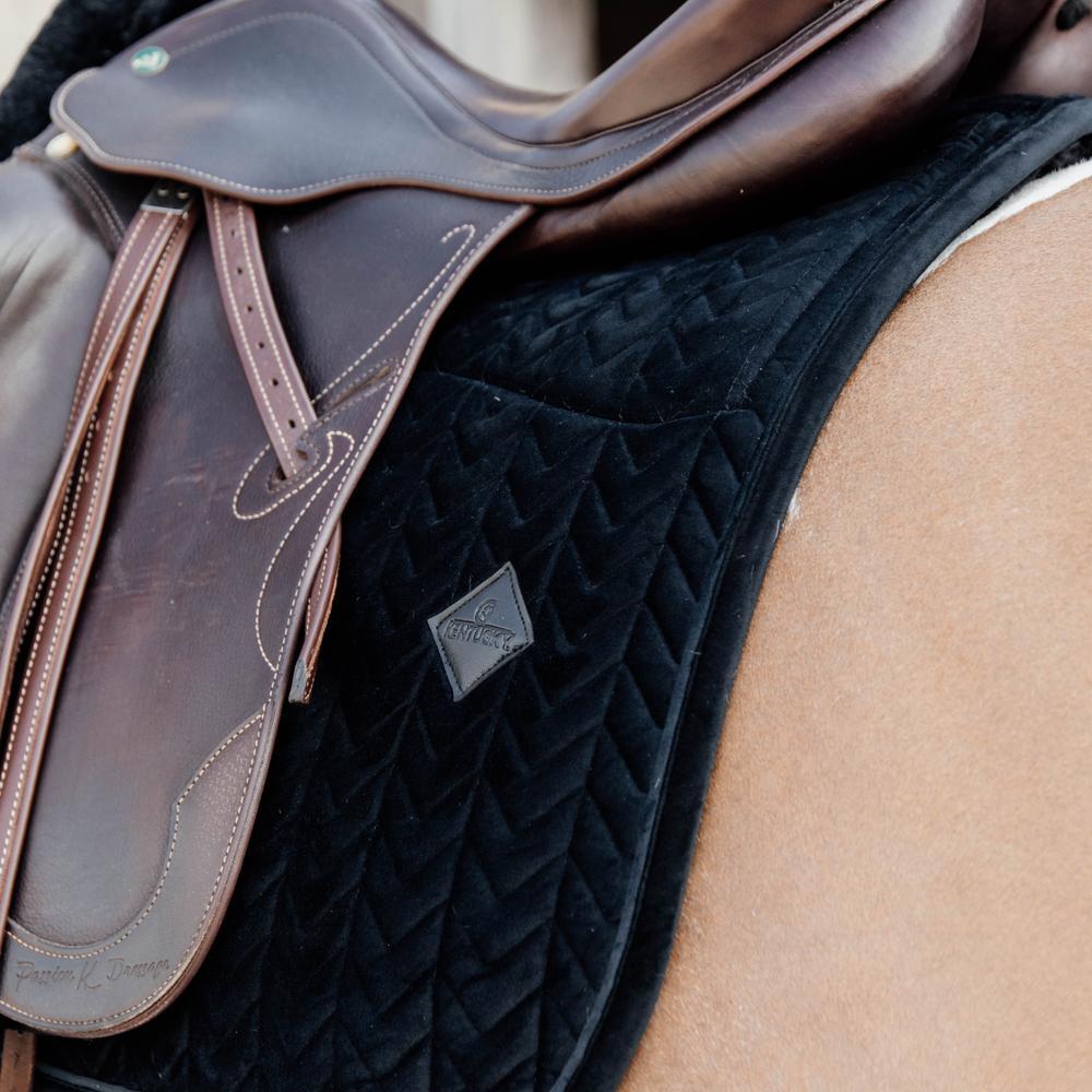 Tapis Skin Friendly velvet dressage noir 4/5