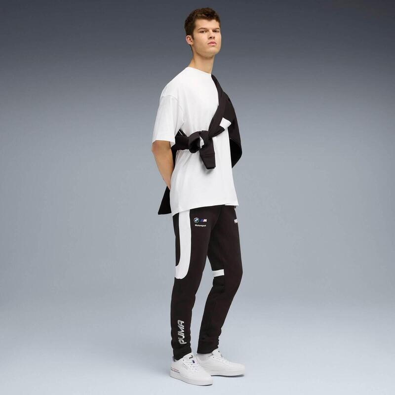 Pantaloni barbati Puma Bmw Mt7 Sweat Pants, Negru