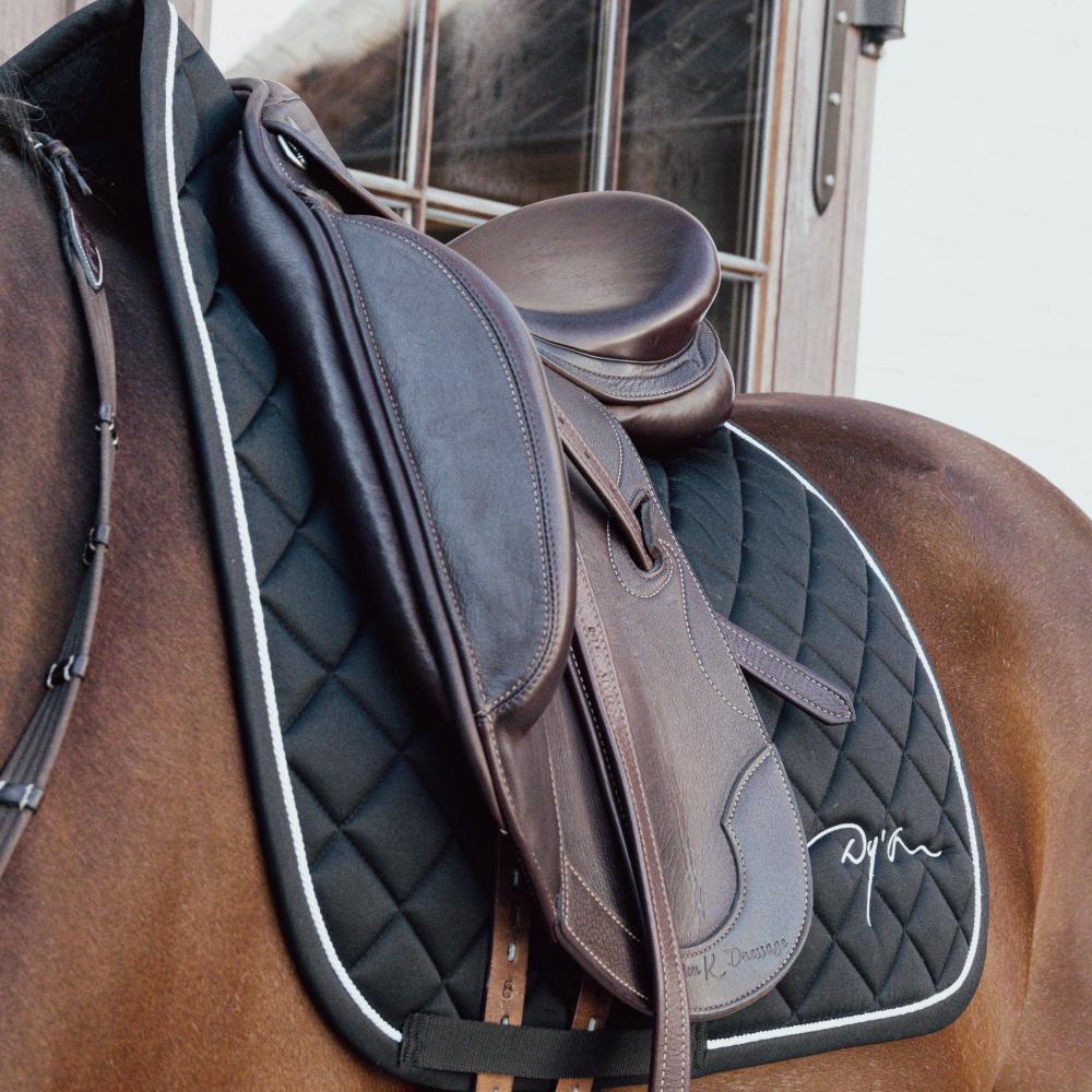 Tapis de selle de dressage pour cheval Dy'on Diamond 3/5