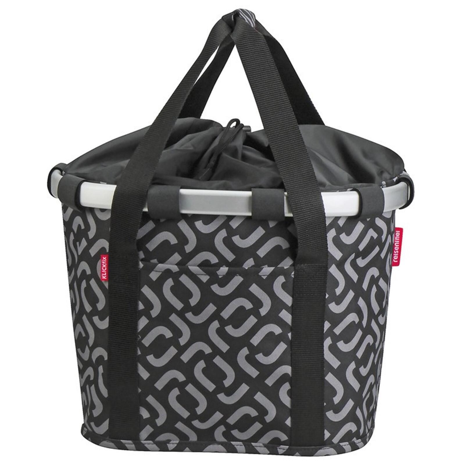Klickfix - Panier De Roue Avant "bike Basket", Signature Noire - Sacoche - Noir - No Size - Decathlon