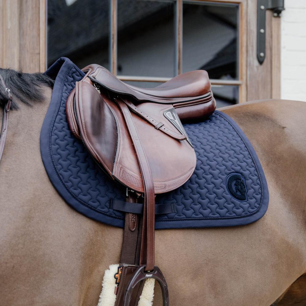 Zadeldek - Zadeldoek Plaited  3D logo - Jumping - Navy 4/5