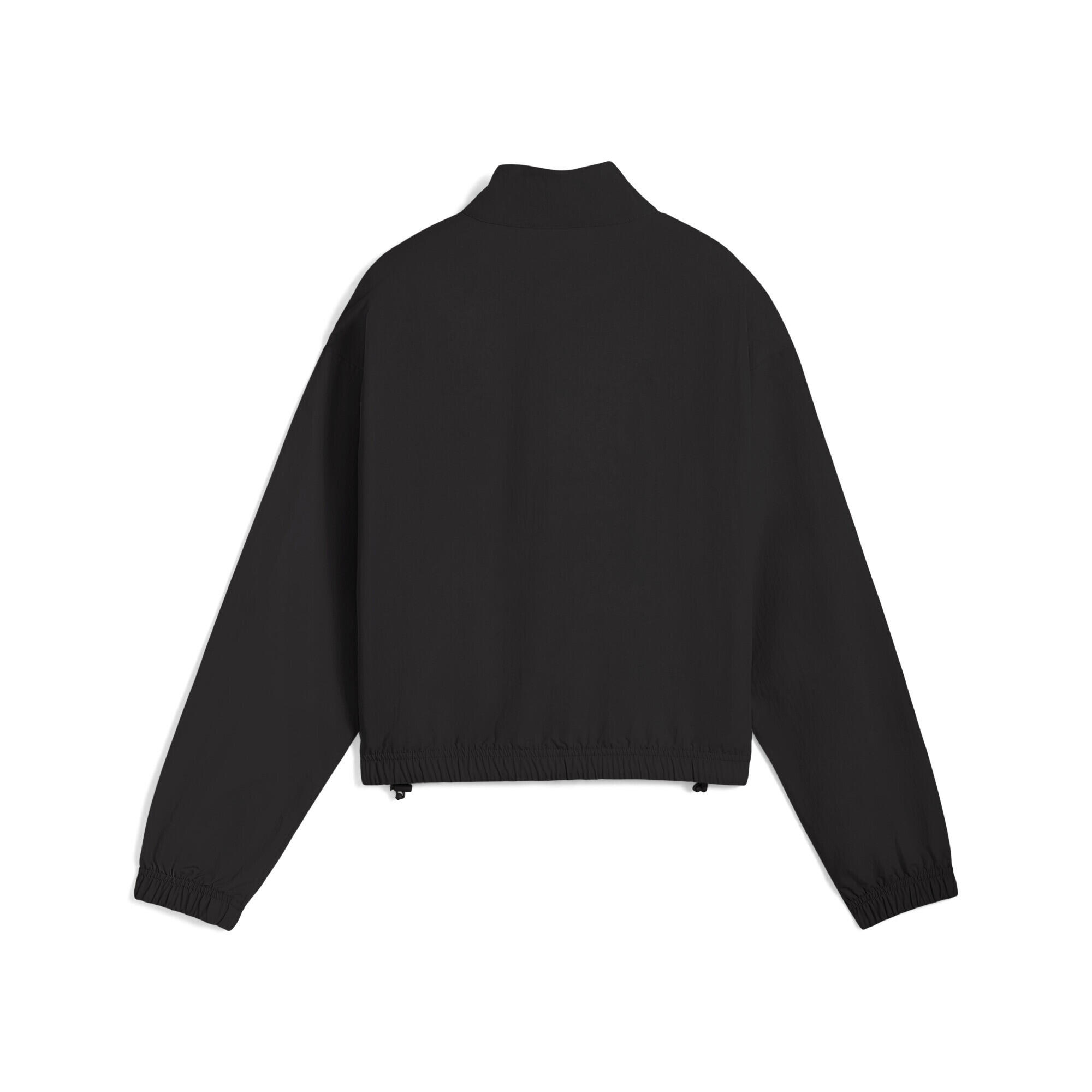 Camisola Puma modelo Sudadera Casual Puma Her Relaxed Woven Half-Z para mulheres 5/5