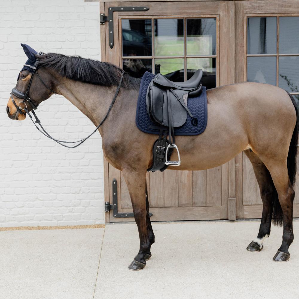 Zadeldek - Zadeldoek plaited 3D logo - Dressage - Marine 5/7