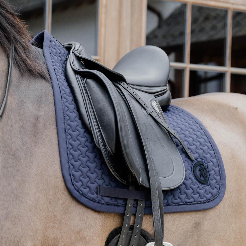 Zadeldek - Zadeldoek plaited 3D logo - Dressage - Marine 4/7
