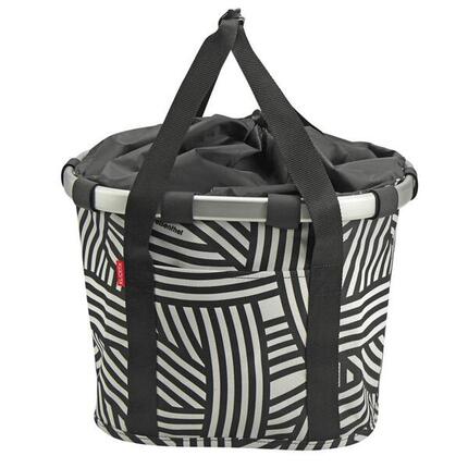 Klickfix City-Tasche Bikebasket zebra, 35x28x26cm