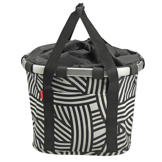Klickfix City-Tasche Bikebasket zebra, 35x28x26cm
