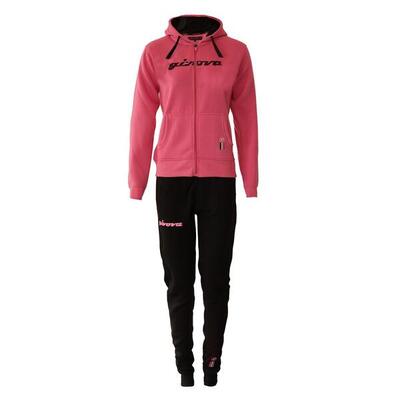 Dames trainingspak 105 met pailletten en capuchon