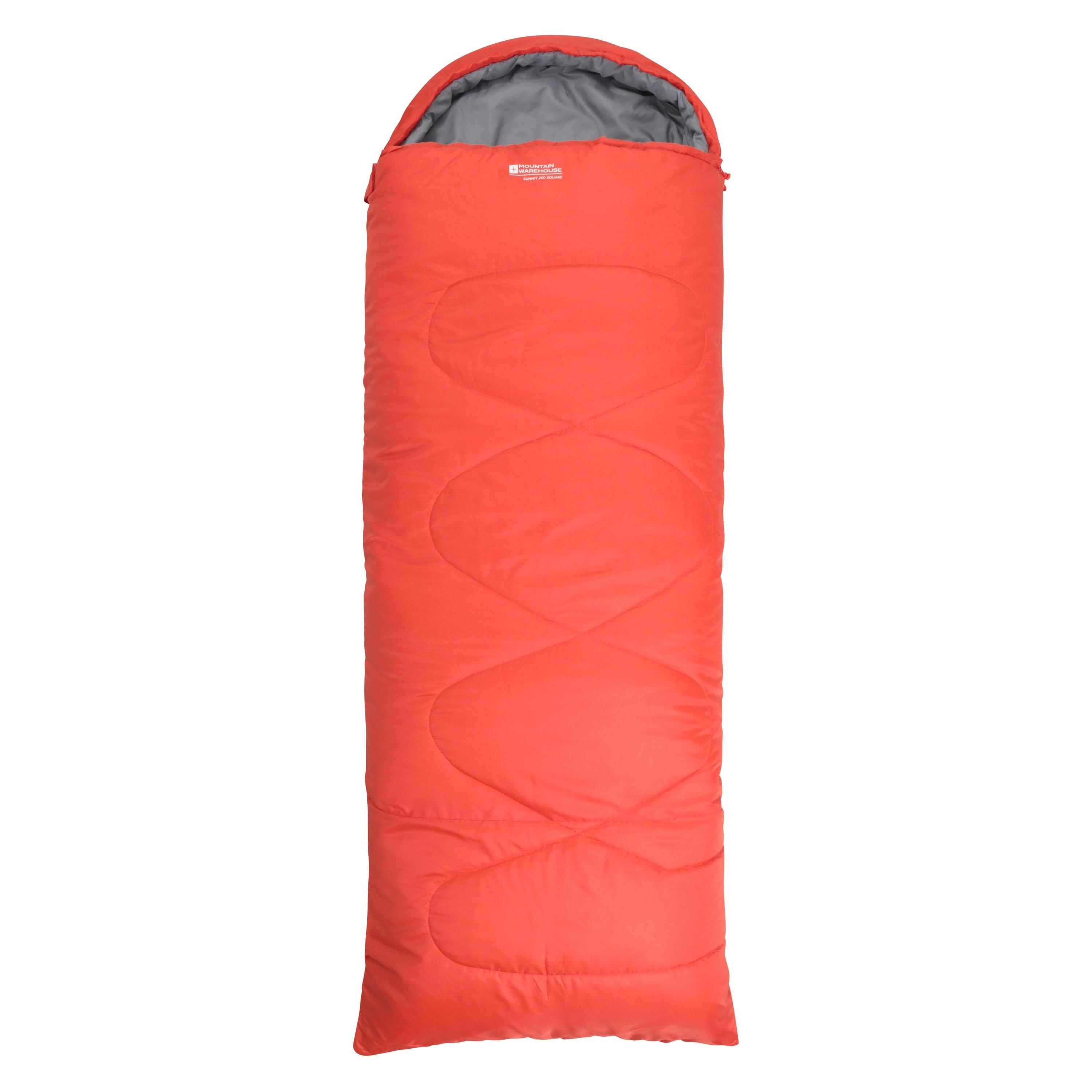 Mountain Warehouse Unisex Adult Summit 250 Left Zip Square Winter Sleeping Bag