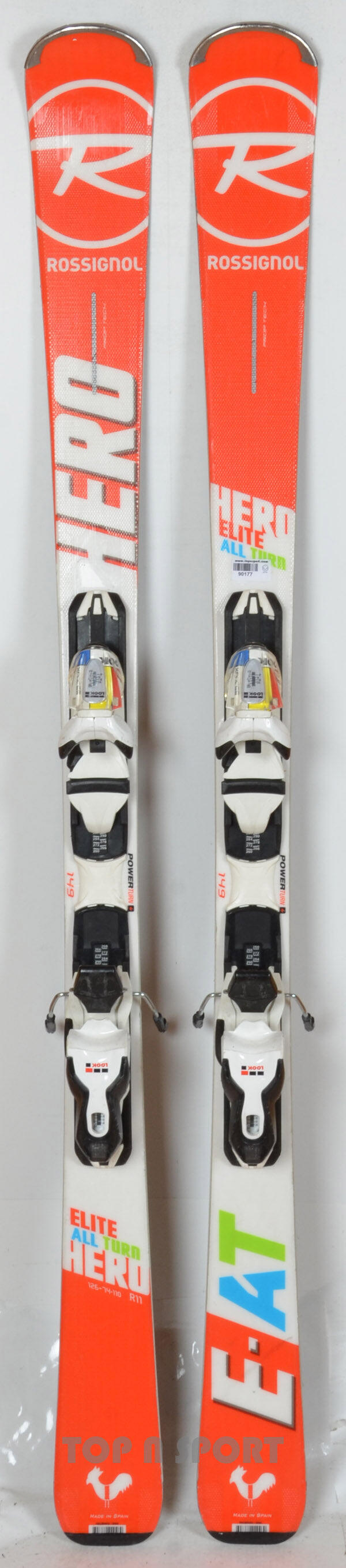 REONDITIONNE - Skis Rossignol HERO ELITE ALL TURN - CORRECT 2/5