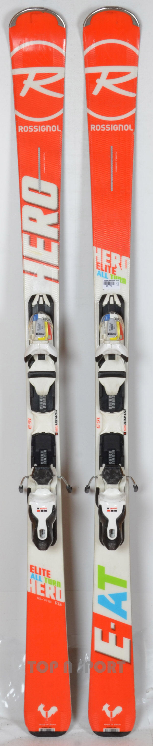 REONDITIONNE - Skis Rossignol HERO ELITE ALL TURN - CORRECT 4/5