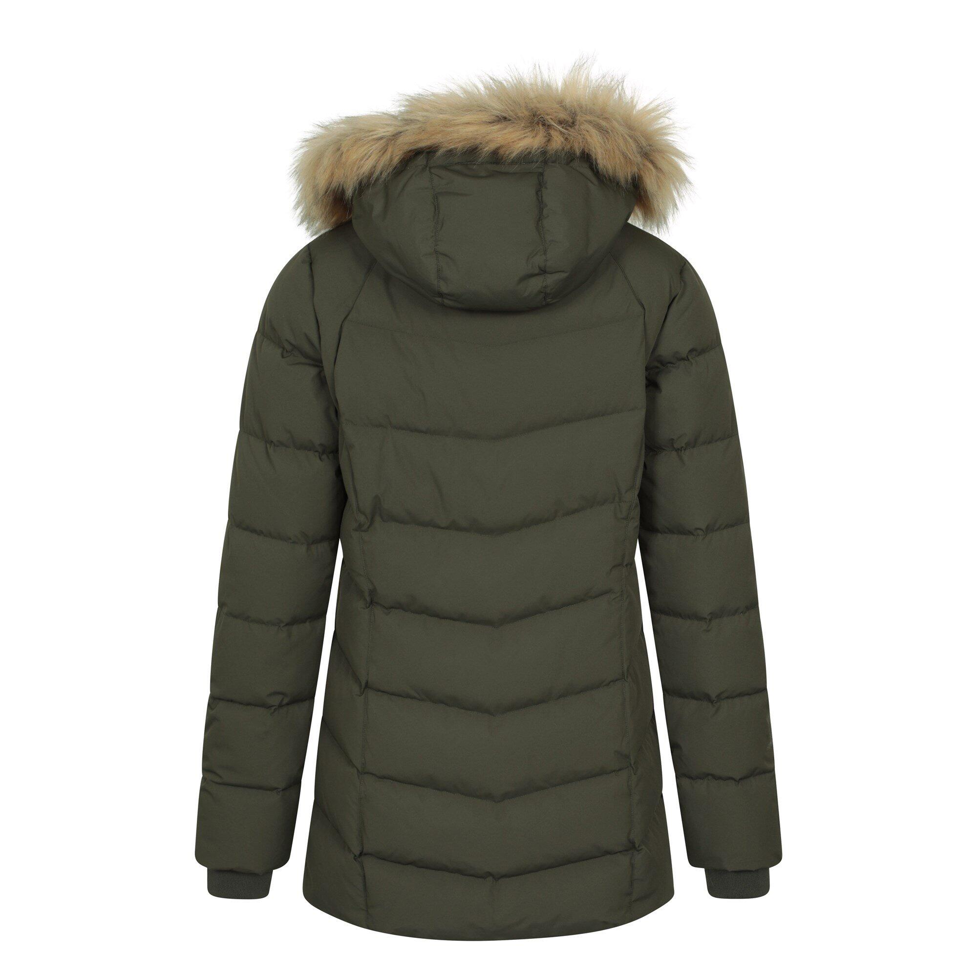Mountain Warehouse Isla Damen Daunenjacke - Lange Passform mit 600er Füllkraft 7/7