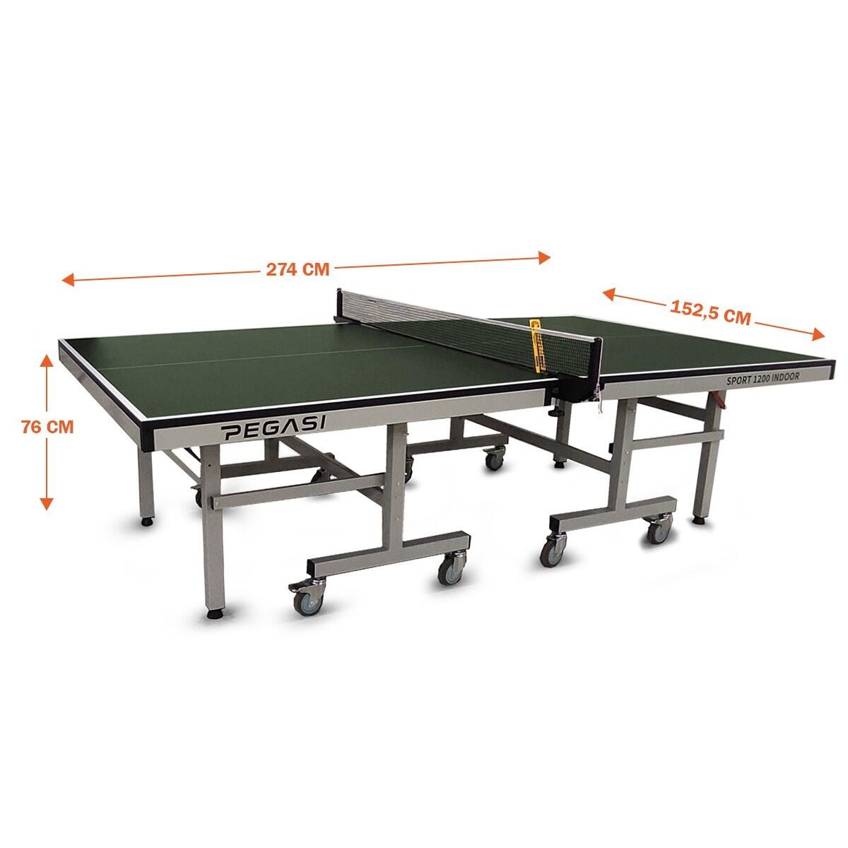 Tafeltennistafel Pegasi 1200 Indoor Pro Green 4/6