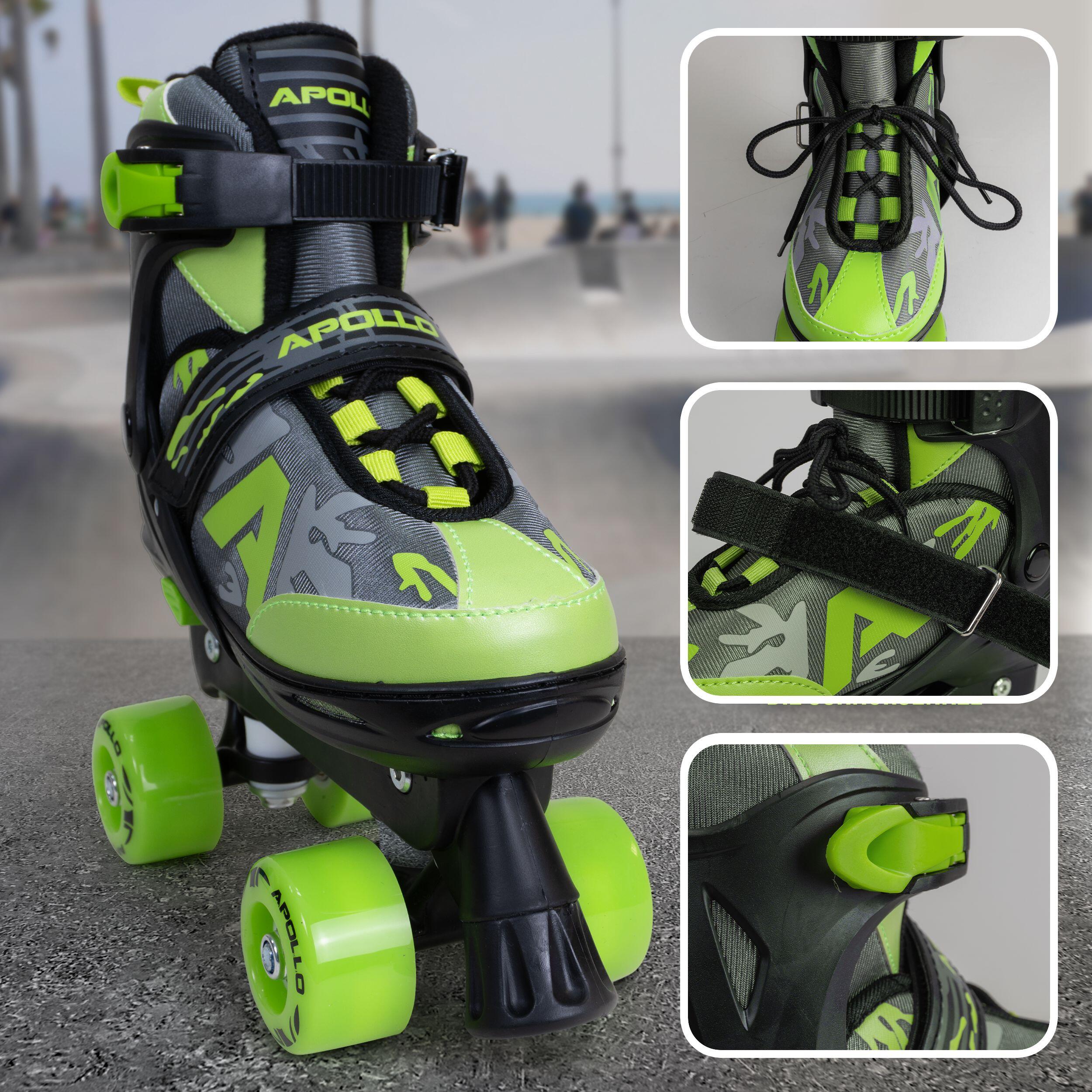 Apollo Champion Pattini – regolabili con LED per bambini e ragazzi 4/7