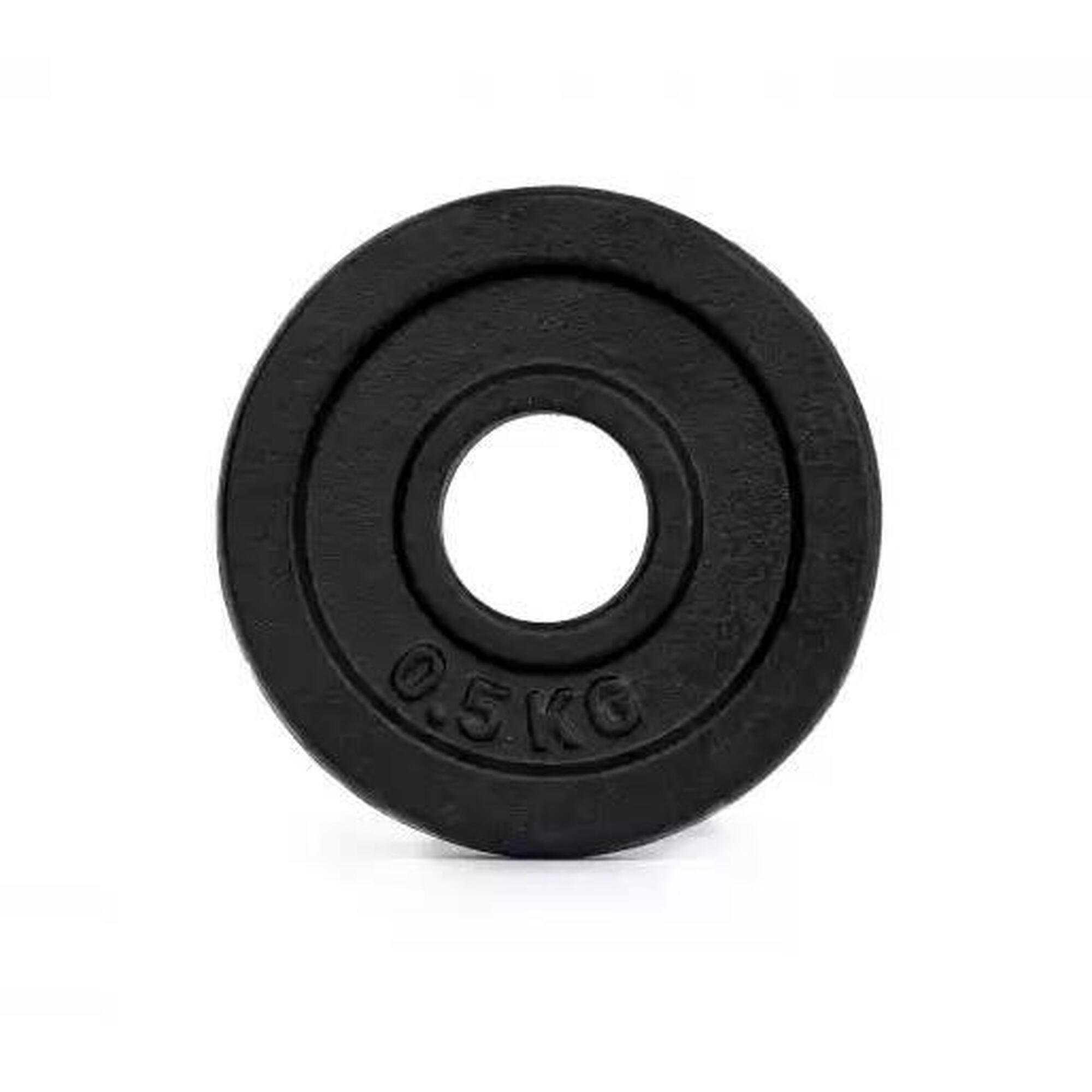 Zotta Forest - Disque Laubr 0,5 Kg Noir - Poids De Musculation - Noir - 500 G - Decathlon