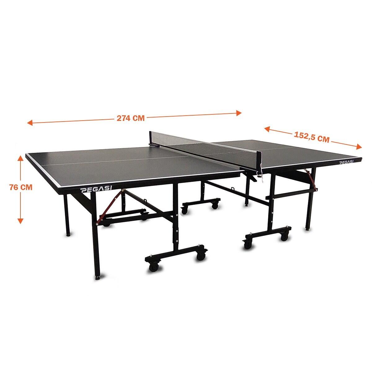 Table de ping-pong d'intérieur Pegasi Office 250 noire 2.0 4/5