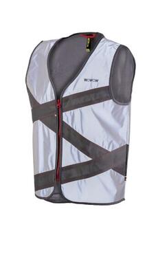 Crossroad Jacke Voll Reflektierend - Größe L