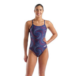 Maillot de bain 1 pièce femme Arena Fireflow Lightdrop Back