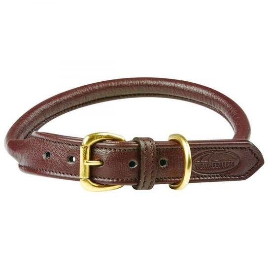 Collier pour chien en cuir roulé Weatherbeeta