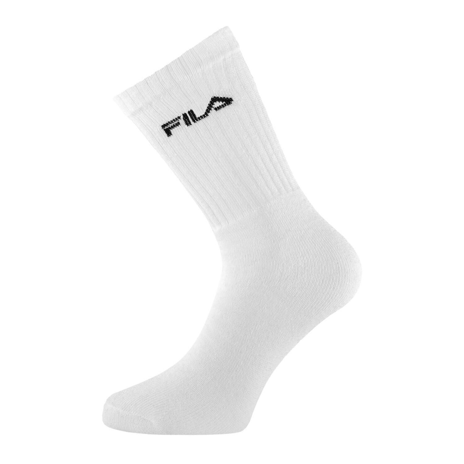 Lot de 6 paires de tennis homme F9581 Blanc 2/3