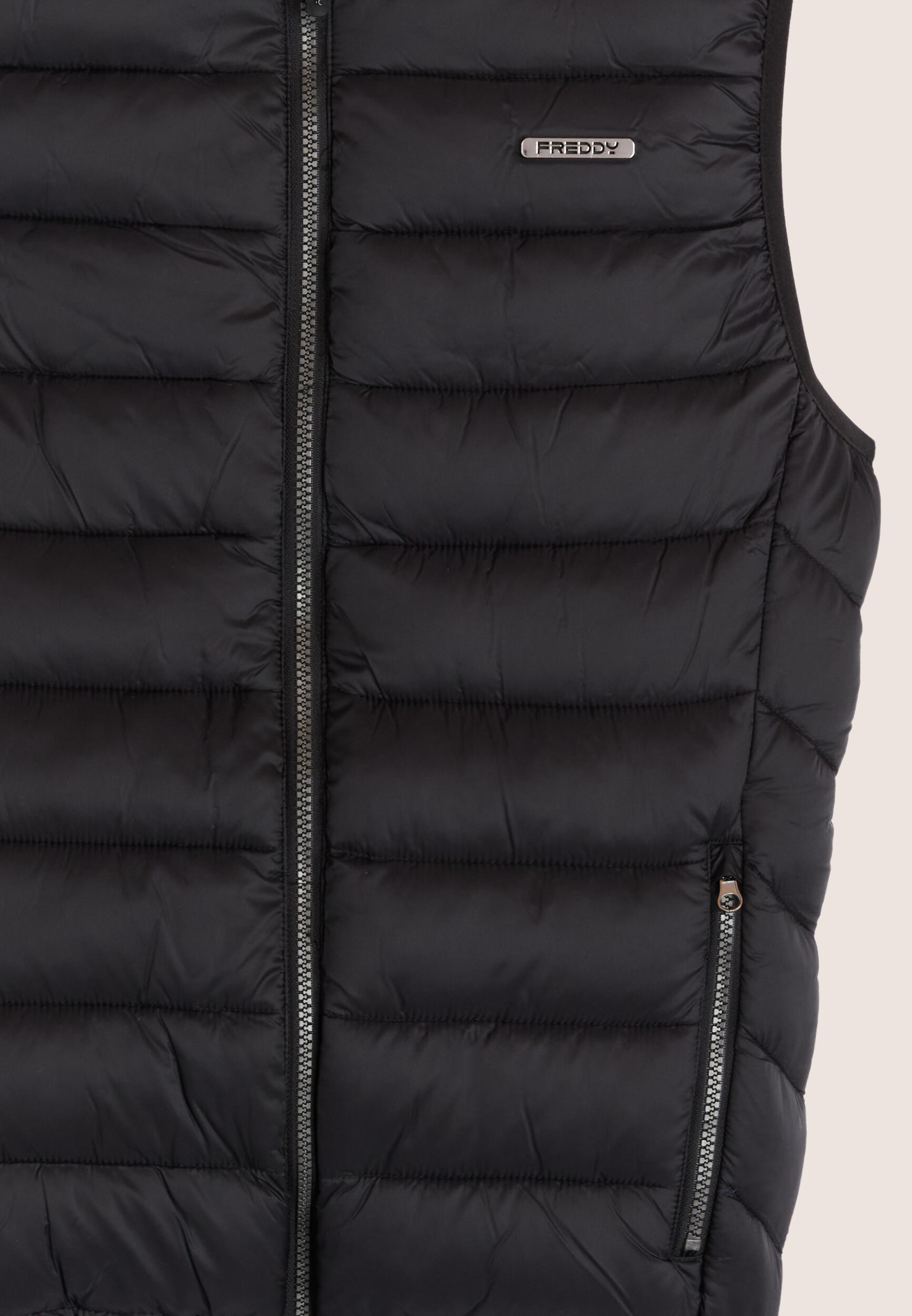 Gilet matelassé à col montant et fermeture à double glissière 3/3