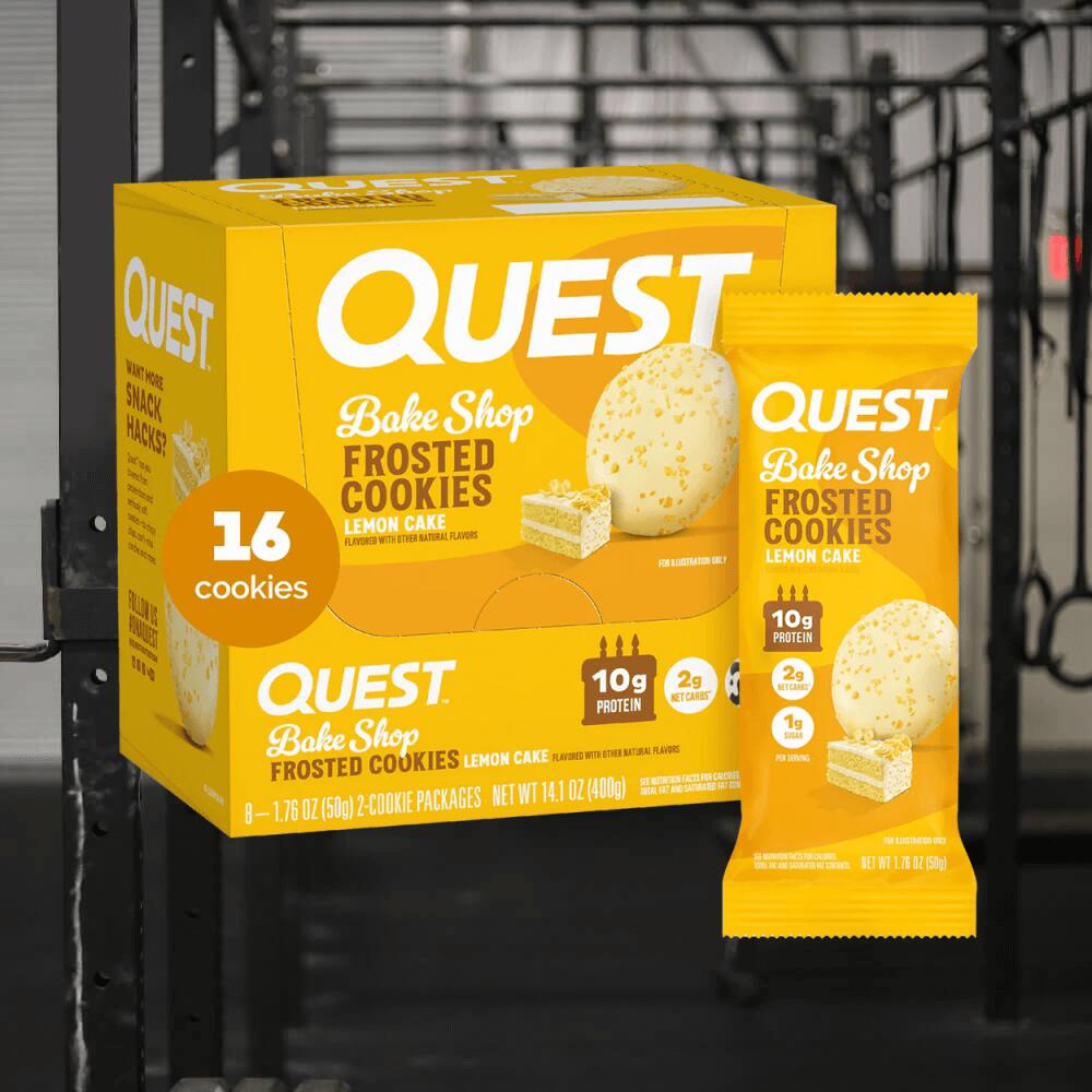 Quest Nutrition Protein Frosted Cookies (8x25g) Lemon Cake 2/3