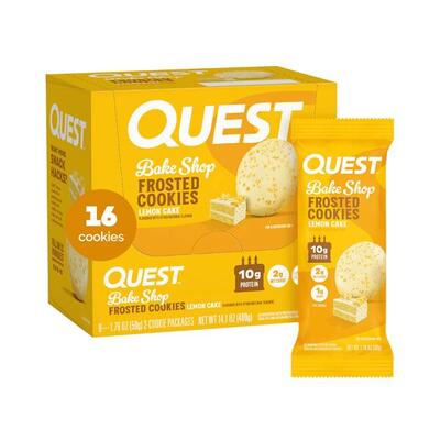Quest nutrition protein frosted cookies (8x25g) lemon cake