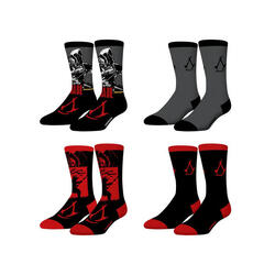 Lot de 4 paires de chaussettes homme Assassin'S Creed