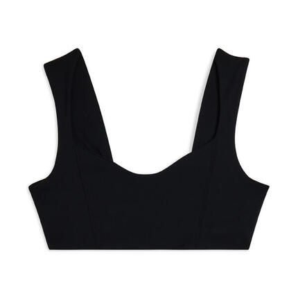 Brassière de sport avec col en cœur et détails techniques