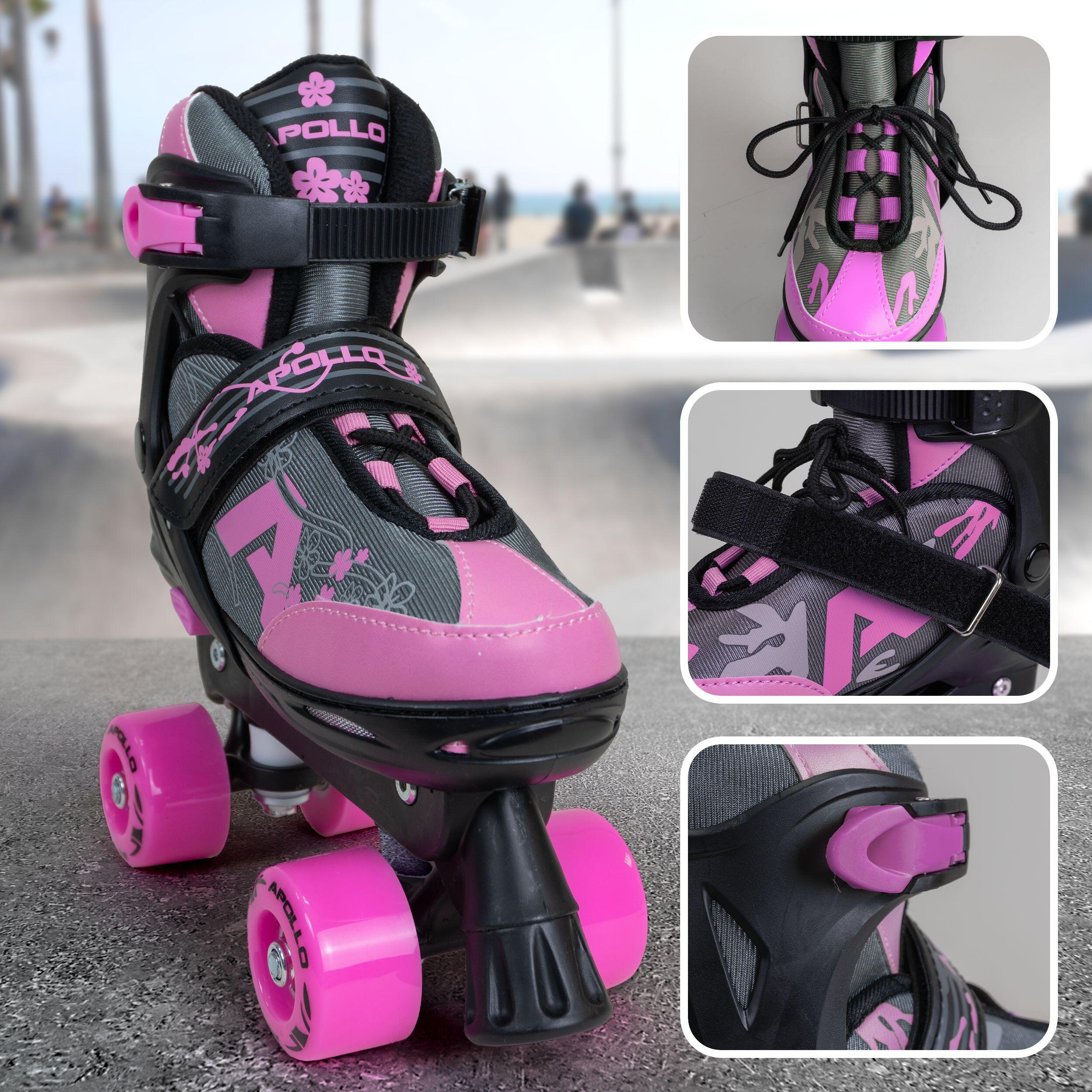Apollo Champion Pattini – regolabili con LED per bambini e ragazzi 4/7
