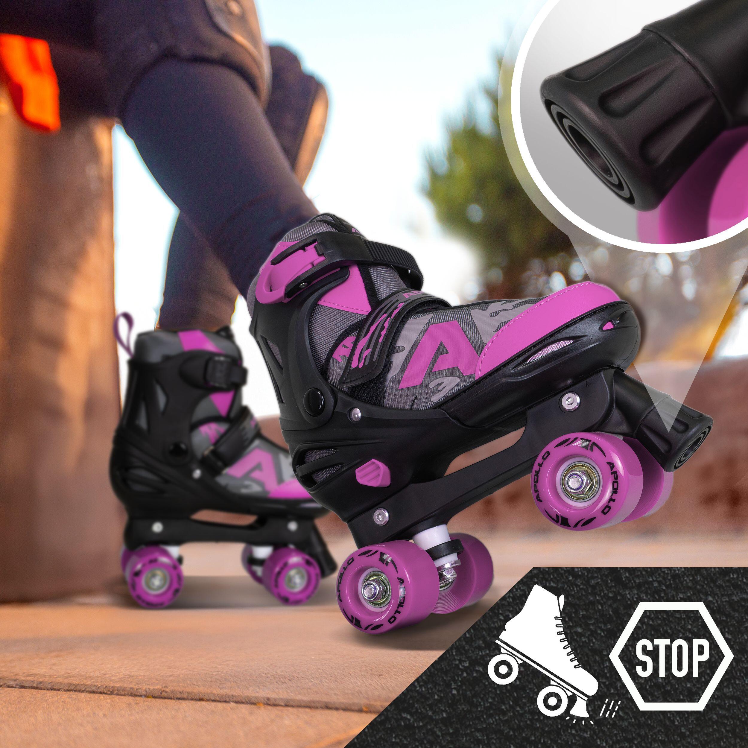 Apollo Champion Pattini – regolabili con LED per bambini e ragazzi 6/7