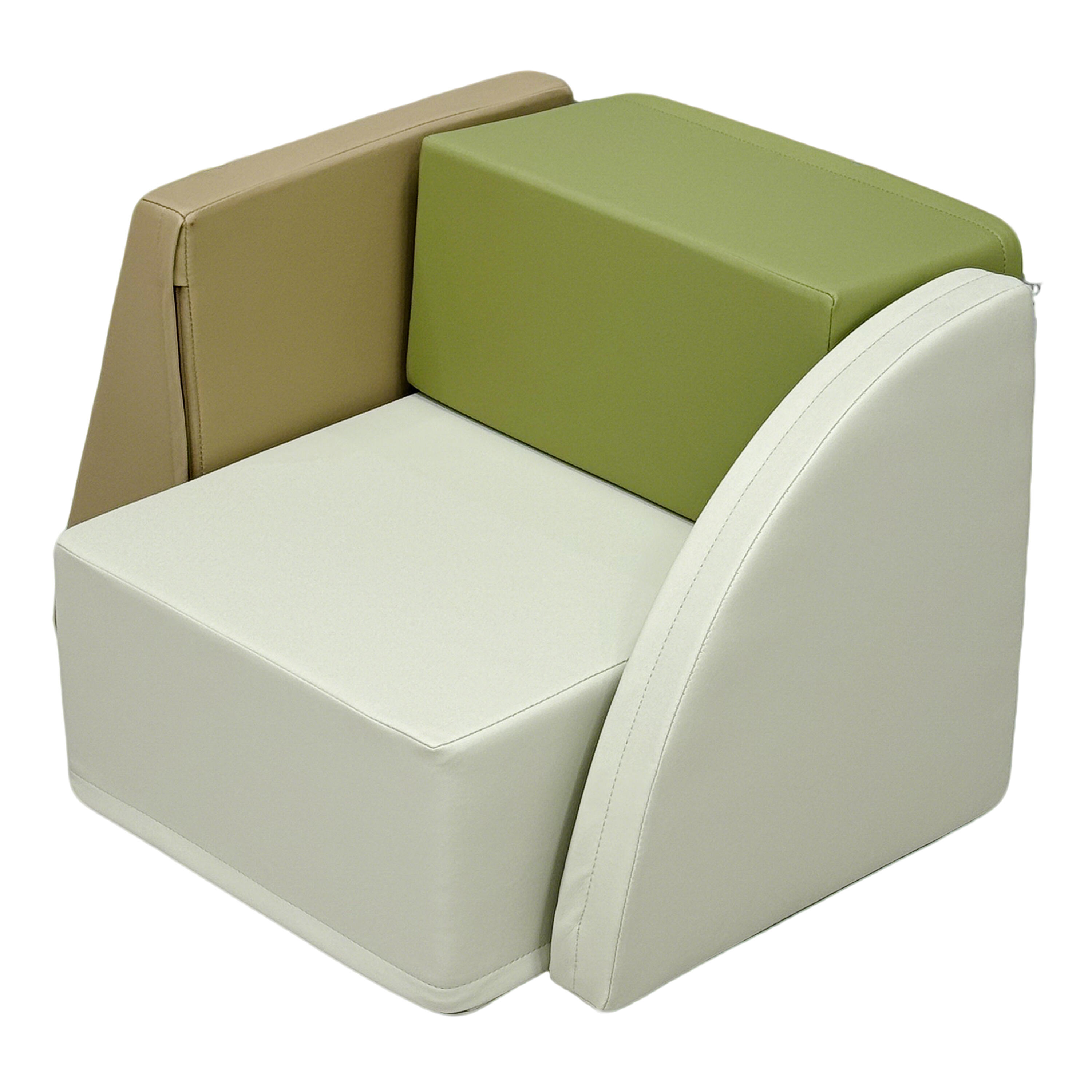 Blocchi per Bambini in Schiuma, Sunny Sena, 4 pezzi, beige 3/7