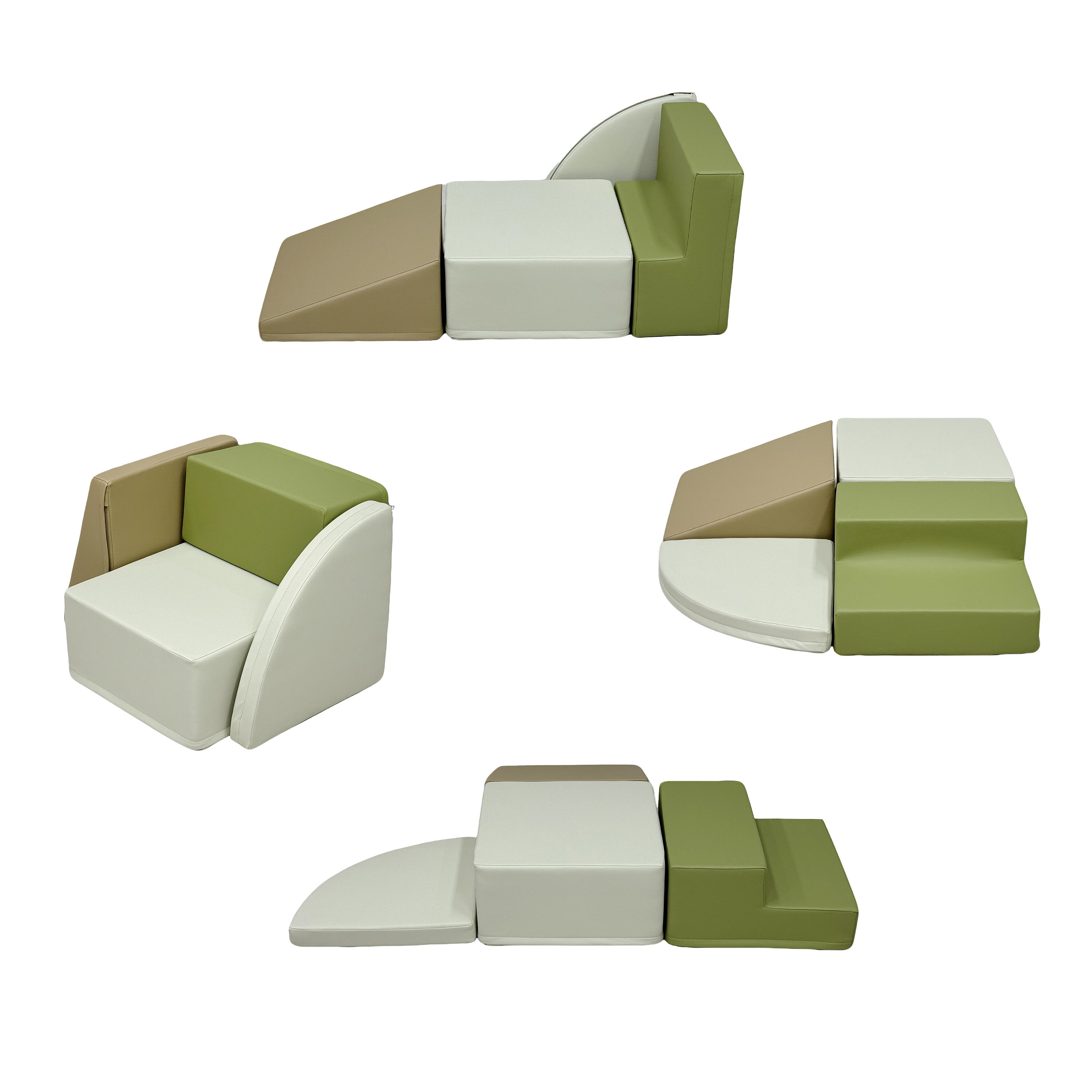 Blocchi per Bambini in Schiuma, Sunny Sena, 4 pezzi, beige 2/7