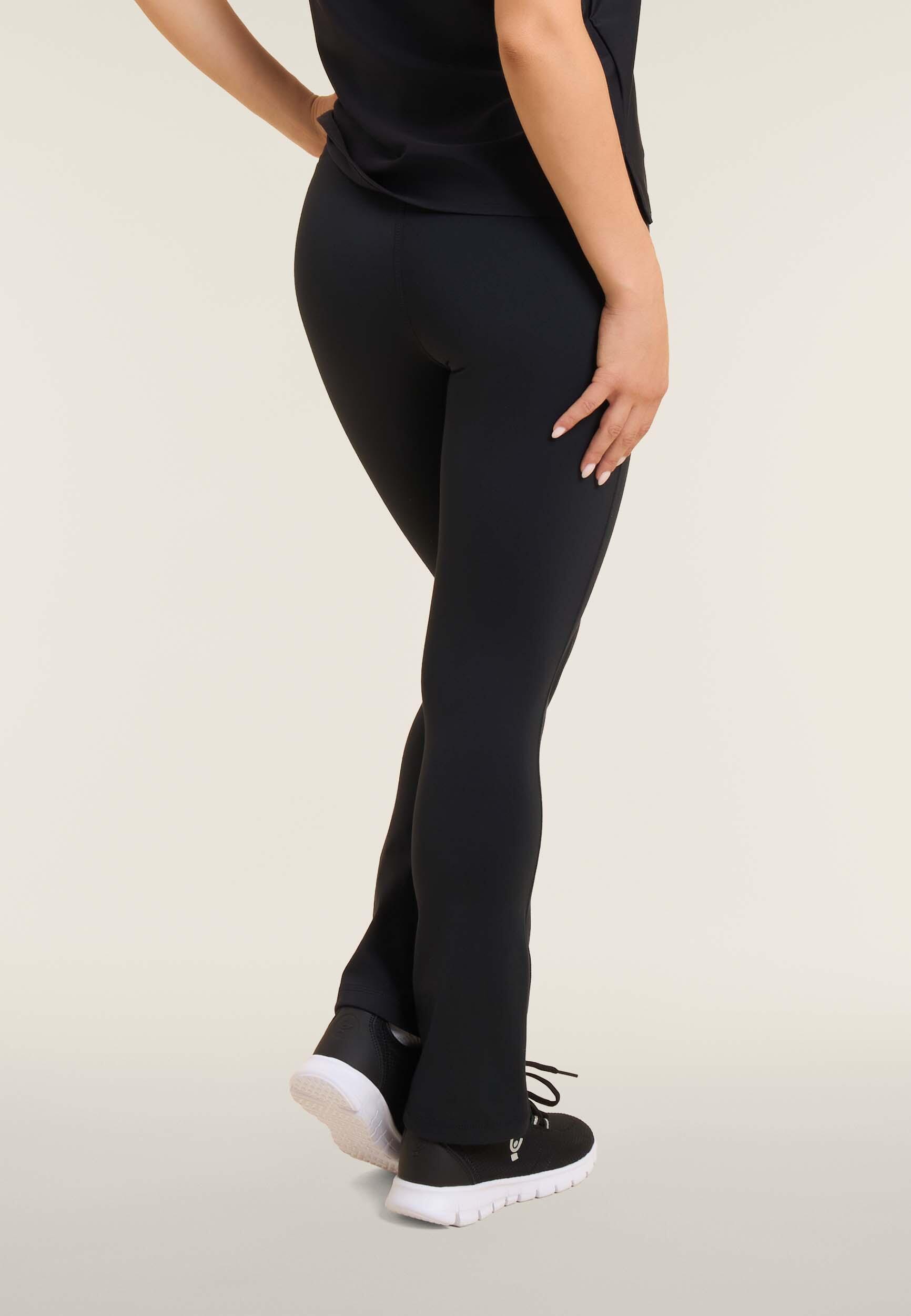 Leggings évasés en tissu technique avec bande de silicone 3/5
