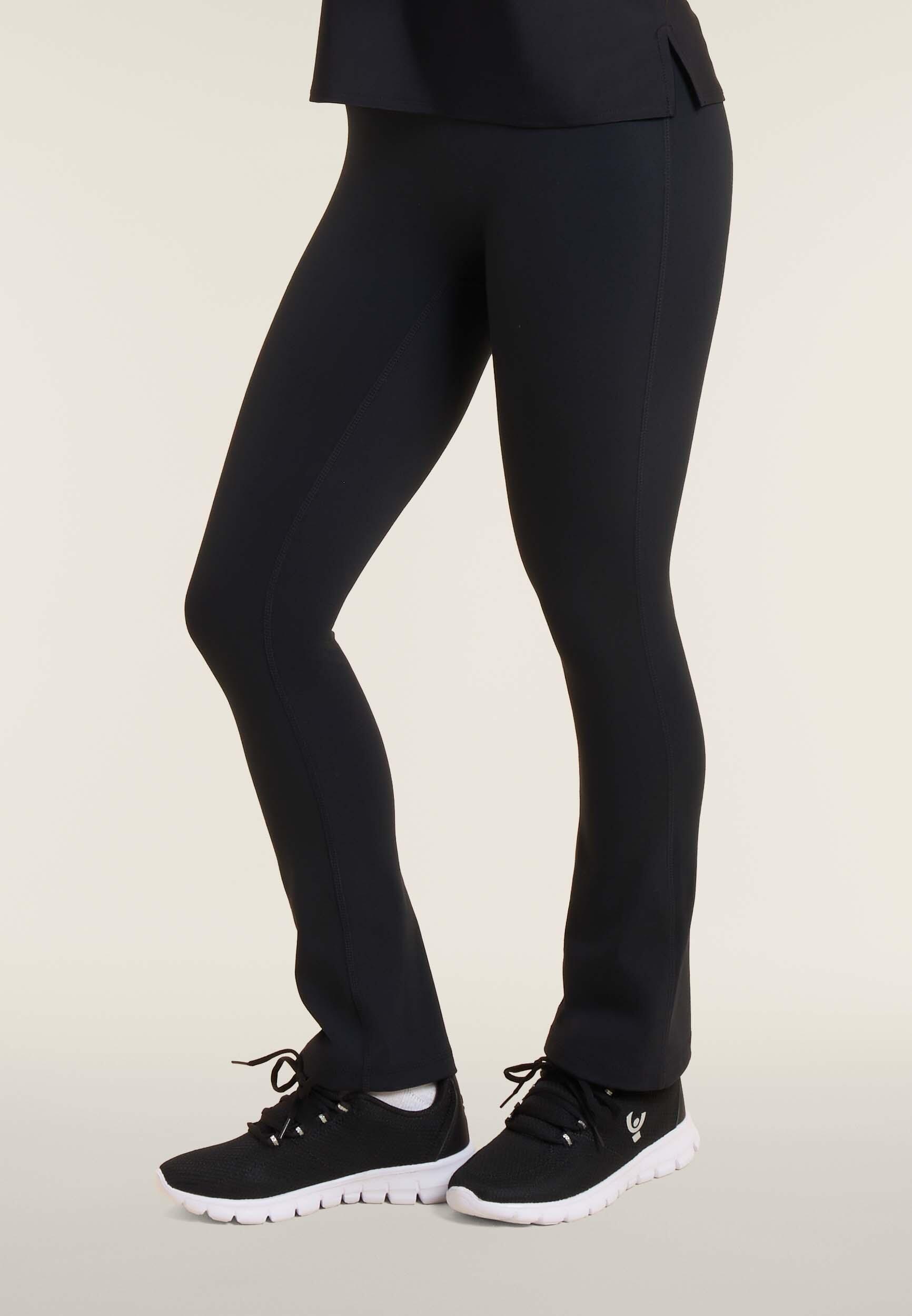 Leggings évasés en tissu technique avec bande de silicone 2/5